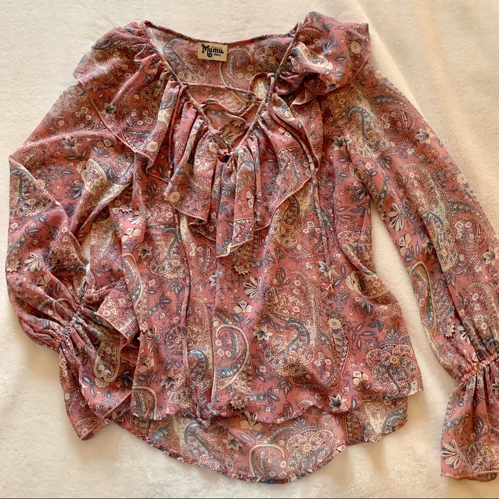 SMYM Paisley top
